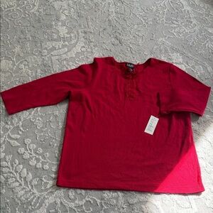 OshKosh B'gosh Vibrant Red Long Sleeve Tee